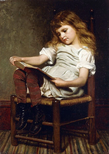 A Leisure Hour, 1881 (oil on canvas)