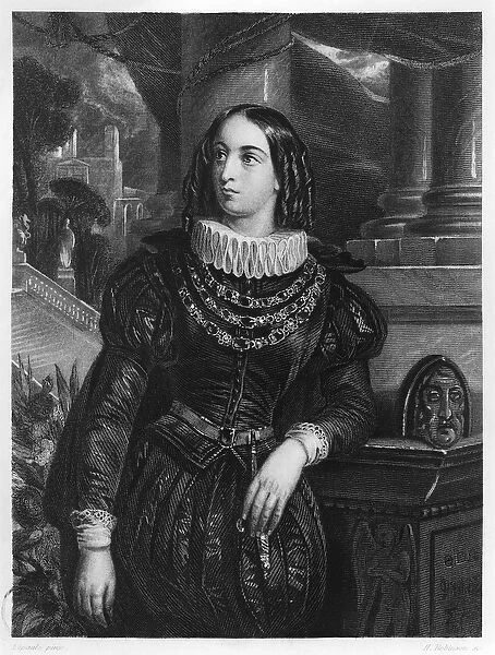 Lelia, illustration from Lelia by George Sand (1804-76) engraved by John Henry Robinson