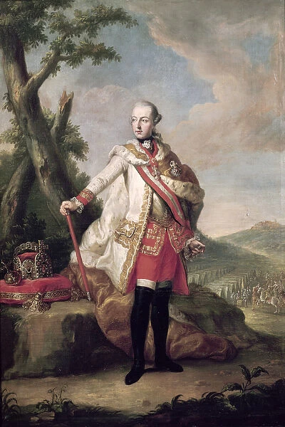 Full length portrait of Joseph II (1741-90) of Habsbourg-Lorraine, Holy Roman Emperor, c