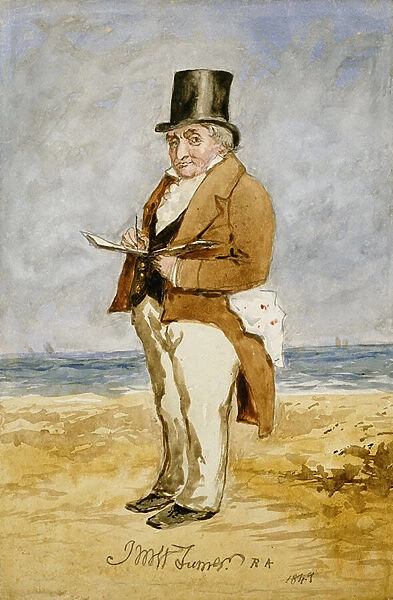 Full length portrait of Joseph Mallord William Turner, 1849