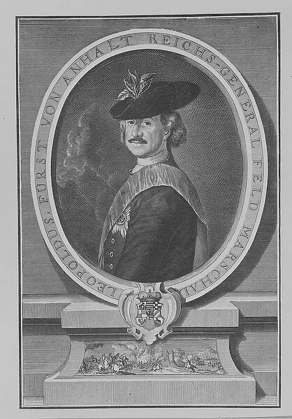 Leopold I, Prince of Anhalt-Dessau (engraving)