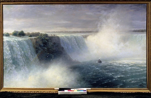 'Les chutes du Niagara'Peinture de Ivan Aivazovski (1817-1900) 1892 National Art Museum of Belorussian Republik, Minsk