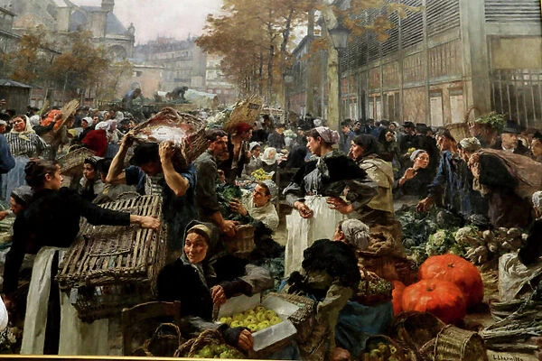 Les Halles, 1895 (oil on canvas)