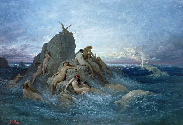Les Oceanides (oil on canvas)