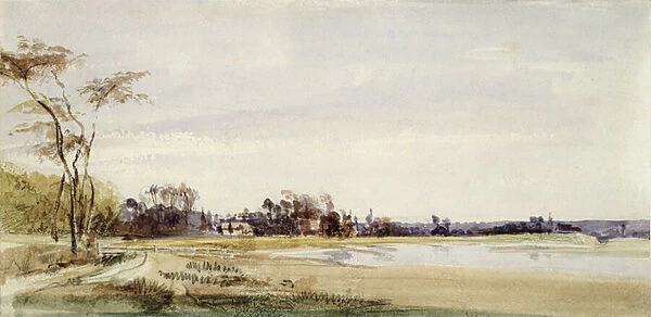 Les Salinieres by Trouville, 1826 (w  /  c on paper)