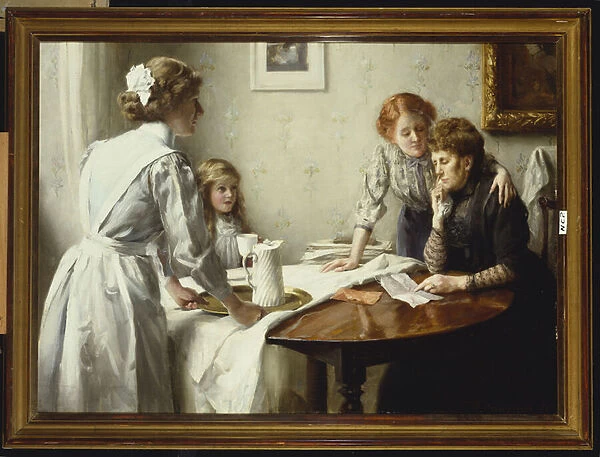 The Letter, 1912 (oil on canvas)