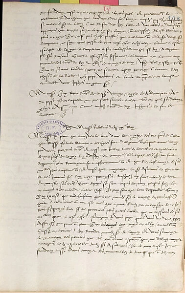 Letter from Guillaume Pellicier (c. 1490-1568) to Francois Rabelais (c