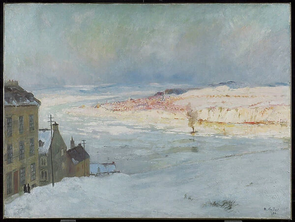 Levis from Quebec, 1906 (oil on canvas)