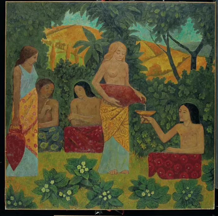 Framed Print : Libations, Five figures in a Mythical Forest, 1912 (oil on canvas) Framed Print : Libations, Five figures in a Mythical Forest, 1912 (oil on canvas)