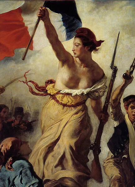 Liberty Leading the People. Detail, 1830 (oil on canvas)
