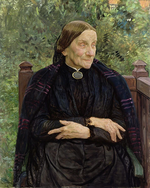 Lichtwarks Mother, 1908 (oil on panel)