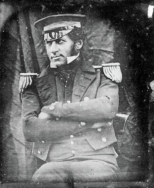 Lieutenant Graham Gore, Commander, 1845 (b / w photo)