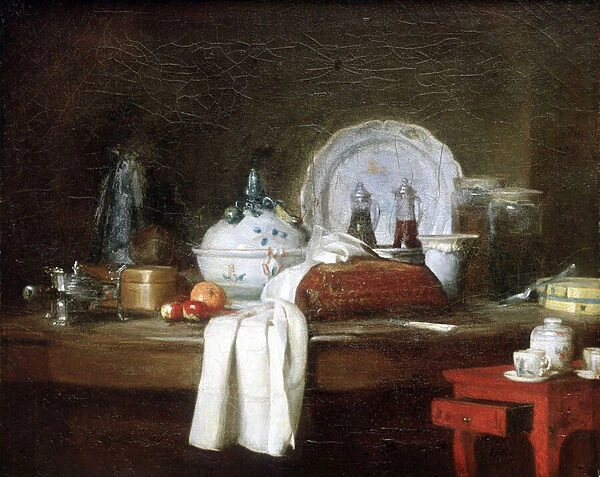 Still life, 18th century (oil on canvas)