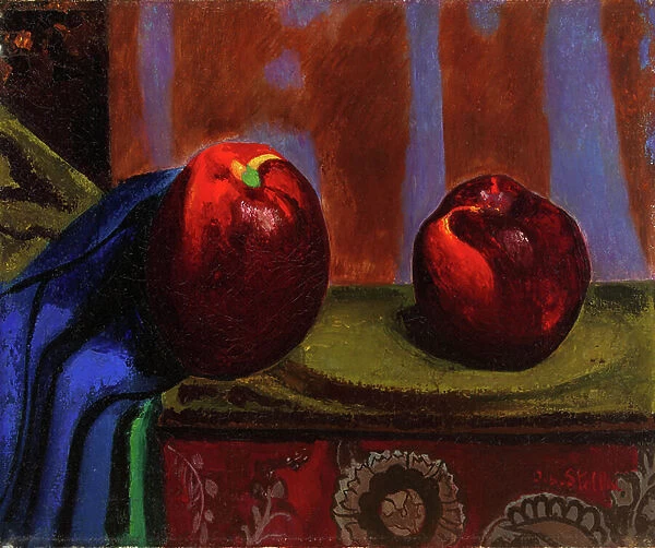 Still Life with Apple and Pomegranate 1927 (Oil on canvas)