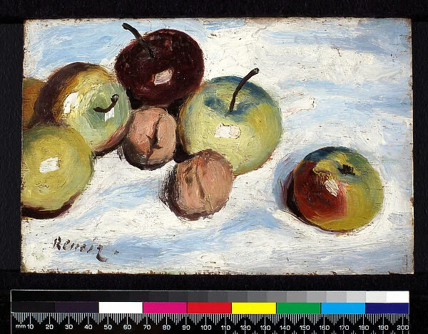 Still Life with Apples and Walnuts, c. 1865-70 (oil on panel)