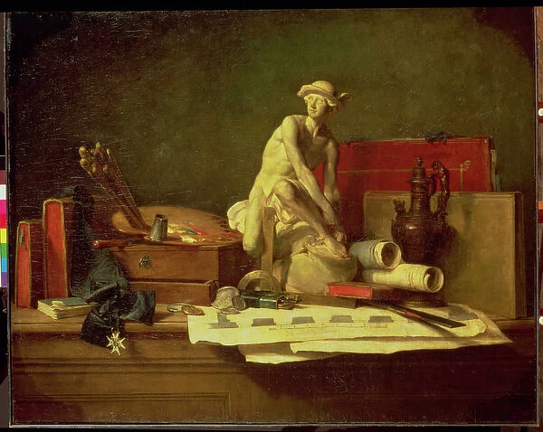 Still Life with the Attributes of the Arts, 1766