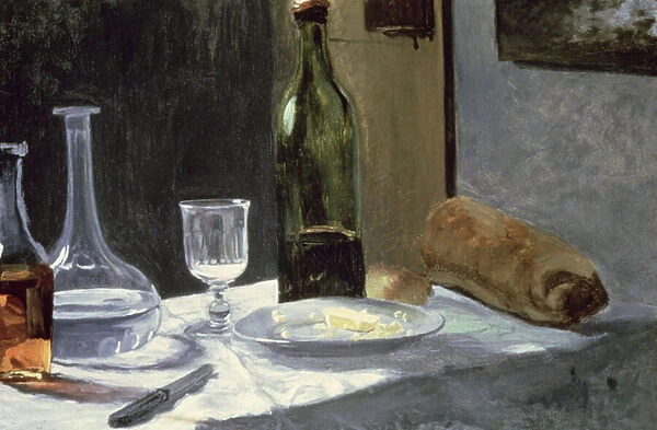 Still Life with Bottles, 1859 (oil on canvas)