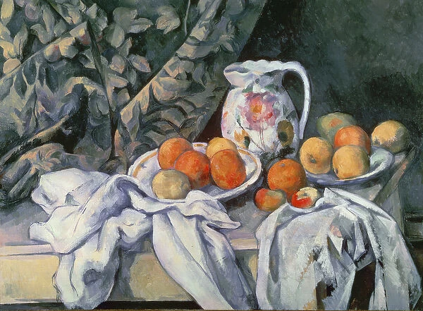 Still life with drapery, c. 1899 (oil on canvas)