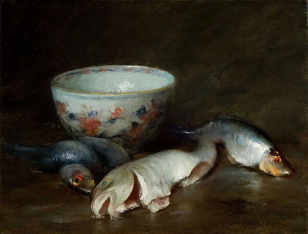 Still Life with Fish 1910 (Oil on canvas)