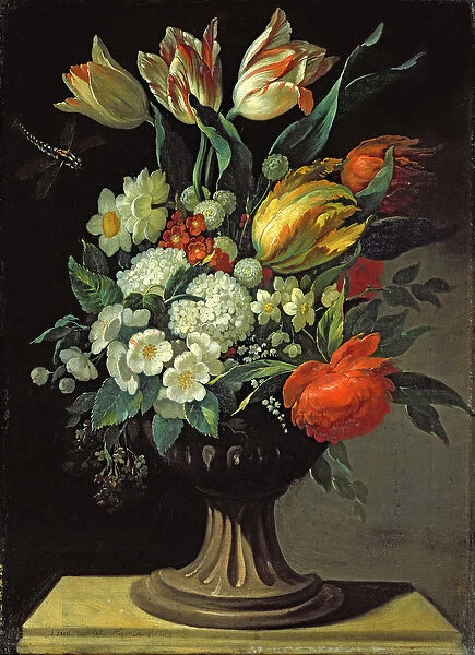 Still Life with Flowers, 1764 (oil on canvas)