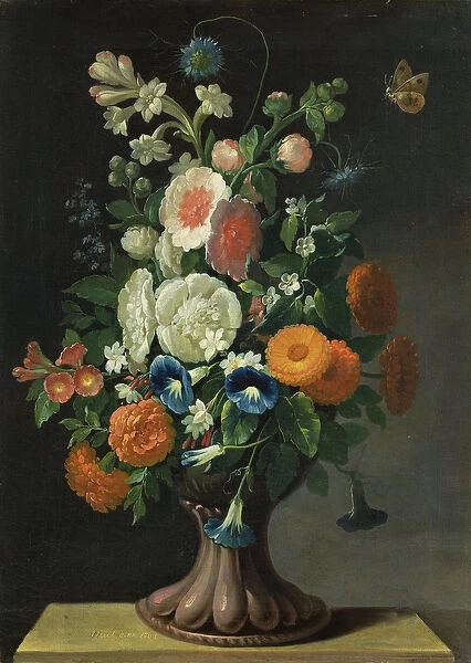 Still Life with Flowers, 1764 (oil on canvas)