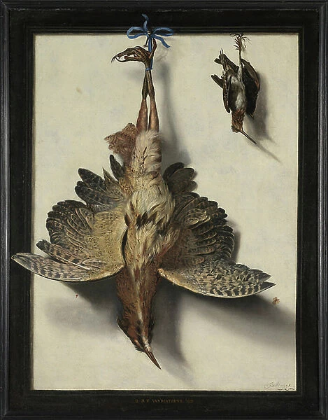 Still Life with Fowl (oil on canvas)