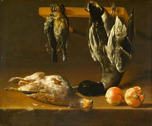 Still Life with Fowl and Pomegranates, c. 1620-1640 (oil on canvas)
