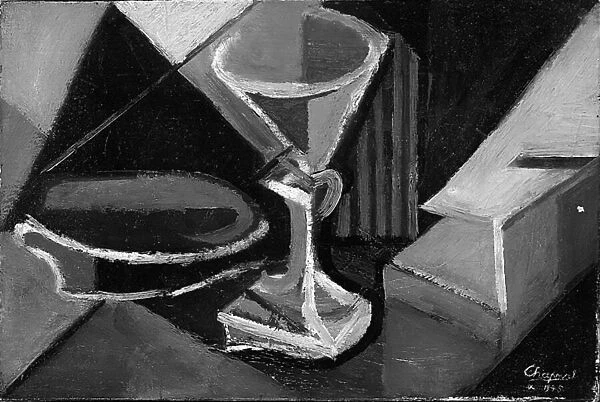 Still life with a Glass, 1945 (oil on canvas)