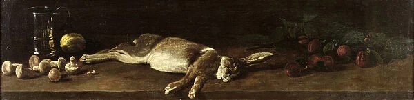 Still Life with a Hare, 1863 (oil on canvas)