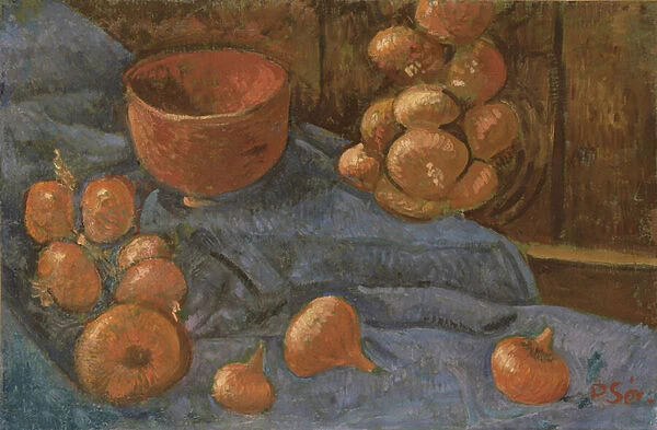 Still Life with Onions, c. 1896 (oil on canvas)