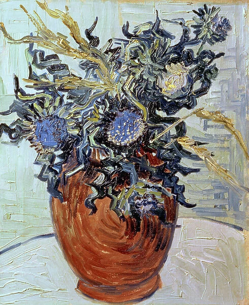 Still Life with Thistles, 1890 (oil on canvas)