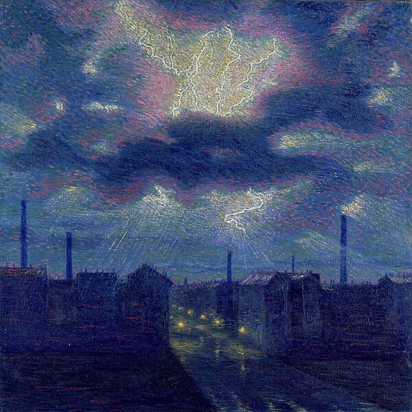Lightning, 1909-10 (oil on canvas)
