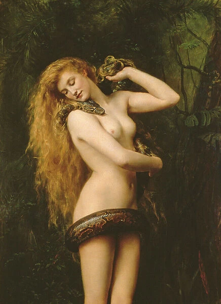 Lilith, 1887 (oil on canvas) (detail of 125798)