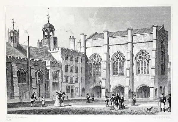 Lincolns Inn Hall, Chapel and Chancery Court, from London and it