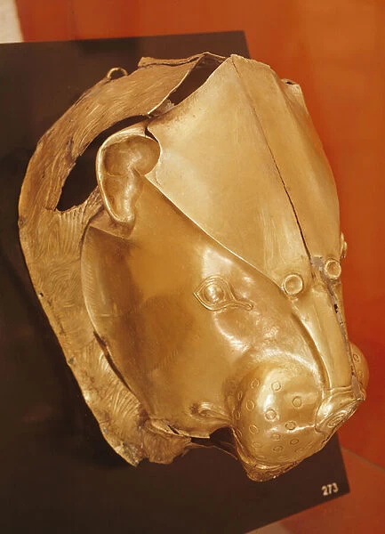 Lions head rhyton, from Grave Circle A, Mycenae, c