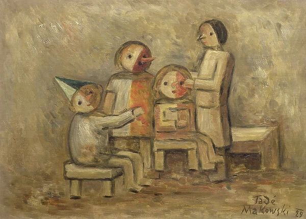Little Family, 1929 (oil on canvas)