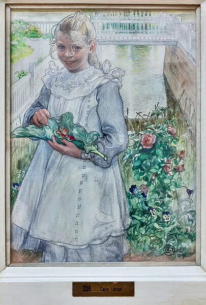 My little girl with strawberries, 1904
