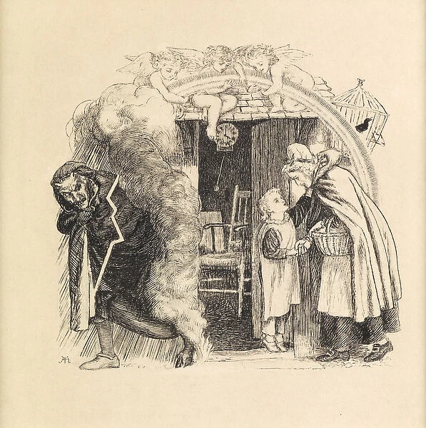 Little Keeper, 1871 (pen & ink on paper)
