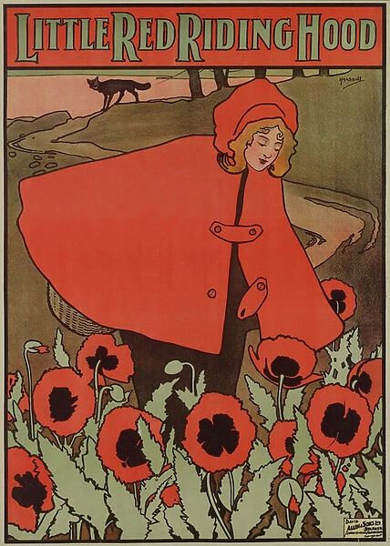 Little Red Riding Hood, c. 1905 (colour litho)