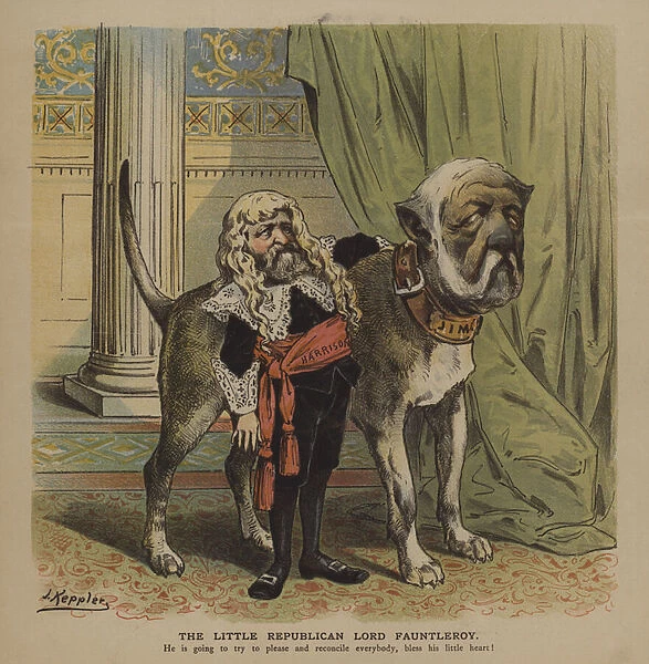 The Little Republican Lord Fauntleroy (colour litho)