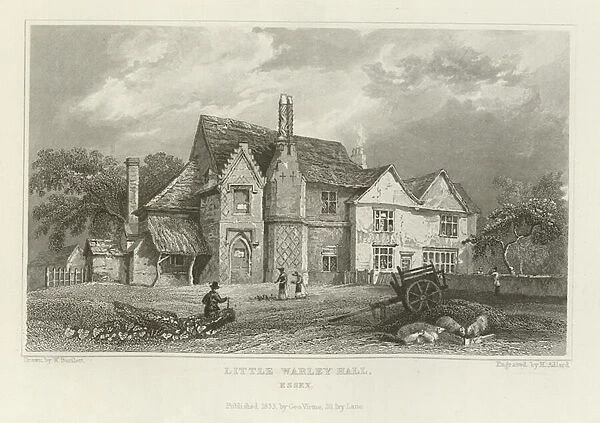 Little Warley Hall, Essex (engraving)