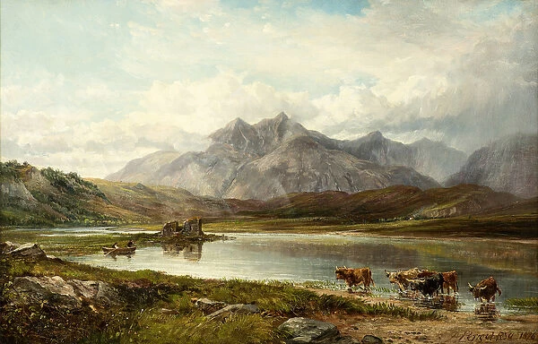 Loch Tromlee, Argyll, 1876 (oil on canvas)