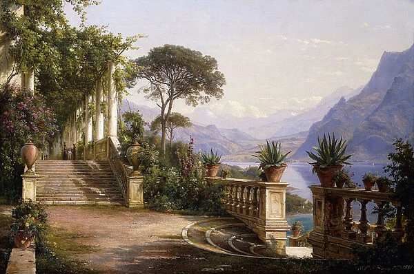 Loggia Fra Como, 1880 (oil on canvas)
