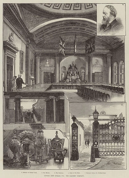 London City Guilds, the Salters Company (engraving)