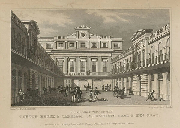 London Horse & Carriage Repository (engraving)