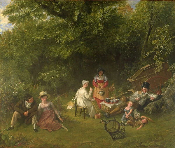Londoners Gypsying, 1820 (oil on canvas)