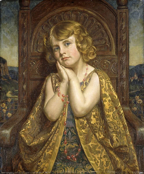 The Lonely Princess, 1921 (oil on canvas)
