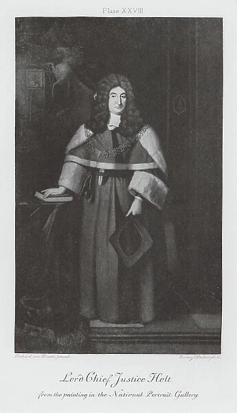 Lord Chief Justice Holt (litho)