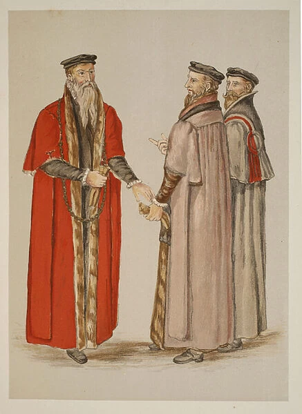 Lord Mayor, Aldermen and liveryman, from a description of England written during