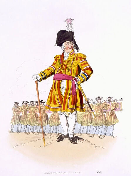 Lord Mayor, from Costume of Great Britain, published by William Miller